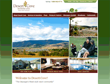 Tablet Screenshot of desertcove.ca